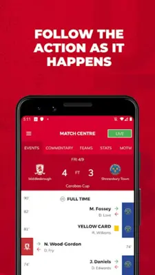 Middlesbrough FC Official android App screenshot 2